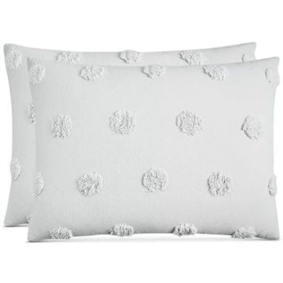 WHIM by Martha Stewart Collection 3-PC. Tufted-Chenille Dot Full/Queen Comforter - Picture 4 of 5